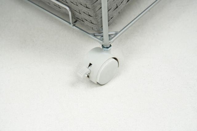 ランドリーラック (約)幅28×奥行42×高さ103cm RAN-2425GY 萩原 [家具 インテリア]の通販は