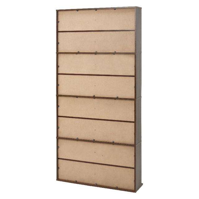 ブックシェルフ (約)幅90×奥行22.5×高さ184.5cm RCC-1178BR 萩原 [家具 インテリア]_4
