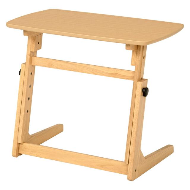 昇降テーブル (約)幅65×奥行40×高さ55/60/65/70cm VT-7973NA 萩原 [家具 インテリア]