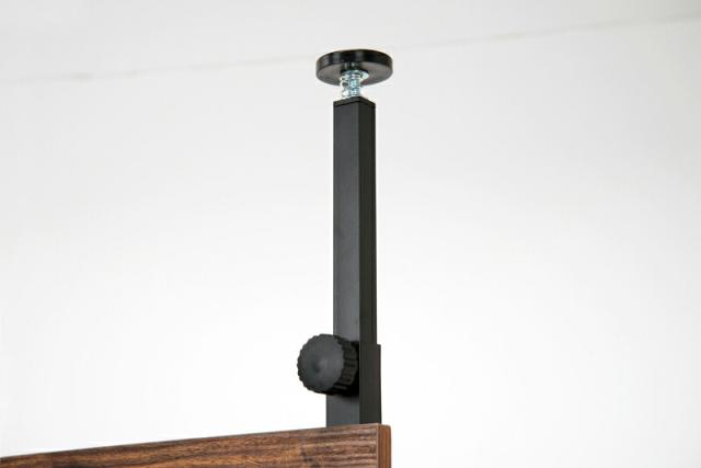 突っ張りウォールラック (約)幅80×奥行21.5×高さ200〜265cm KTR-3148BB 萩原 [家具 インテリア]_2