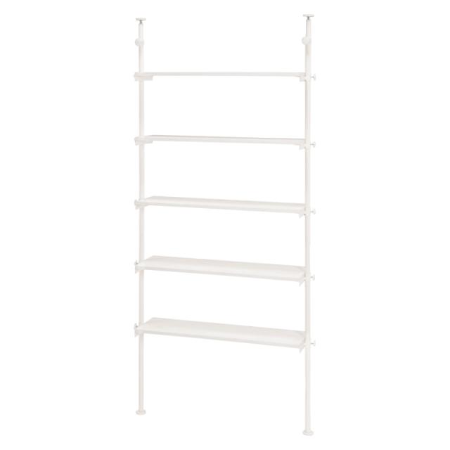 突っ張り式ラック (約)幅90×奥行24×高さ187~264cm 収納