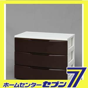 ワイドチェスト ホワイト/ブラウン COD-723 アイリスオーヤマ [COD723]_1