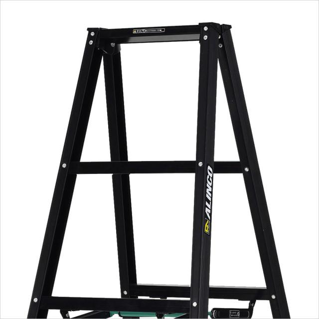 シエロブラック 約180cm BS180FXアルインコ [脚立 CIERO BLACK 黒 軽量 コンパクト 薄型]【メーカー直送：代引き不可】_1