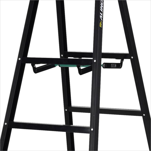 シエロブラック 約180cm BS180FXアルインコ [脚立 CIERO BLACK 黒 軽量 コンパクト 薄型]【メーカー直送：代引き不可】_2