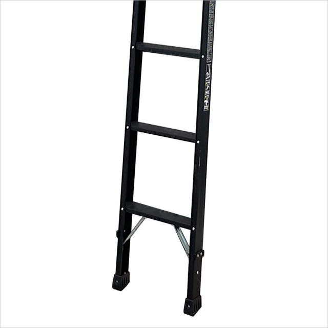 2連はしご ハンディロックラダー 約3.4m ブラック ANP34B アルインコ [alinco ハシゴ 梯子 二連 black 黒 anp34b]_3