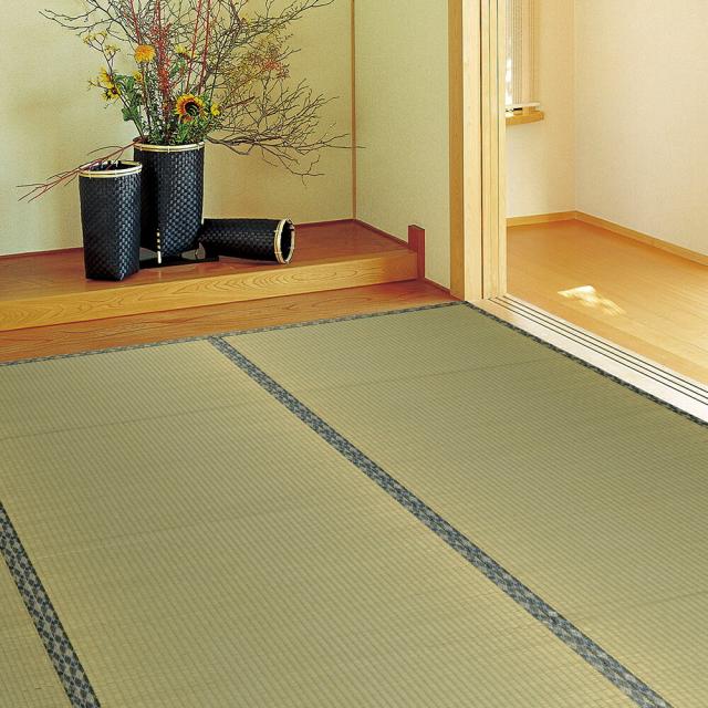 上敷 白馬(はくば) 江戸間10畳 サイズ352×440cm 萩原 [い草100％ 抗カビ 消臭 撥水]