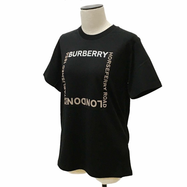 バーバリー 8056048 A1189 BLACK レディース ホースフェリー スクエアプリント コットンTシャツ 半袖（新品）BURBERRYの通販はau  PAY マーケット - ブランドの郷 | au PAY マーケット－通販サイト