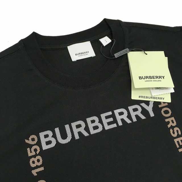 バーバリー 8056048 A1189 BLACK レディース ホースフェリー スクエアプリント コットンTシャツ 半袖（新品）BURBERRYの通販はau  PAY マーケット - ブランドの郷 | au PAY マーケット－通販サイト