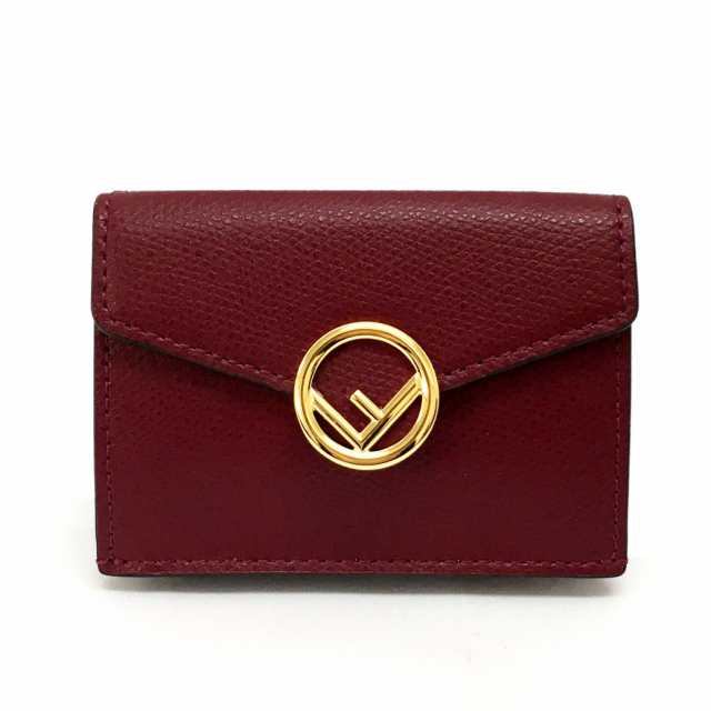 【最安値】 FENDI ミニ財布 マイクロウォレット フェンディ イズ エフ - 折り財布