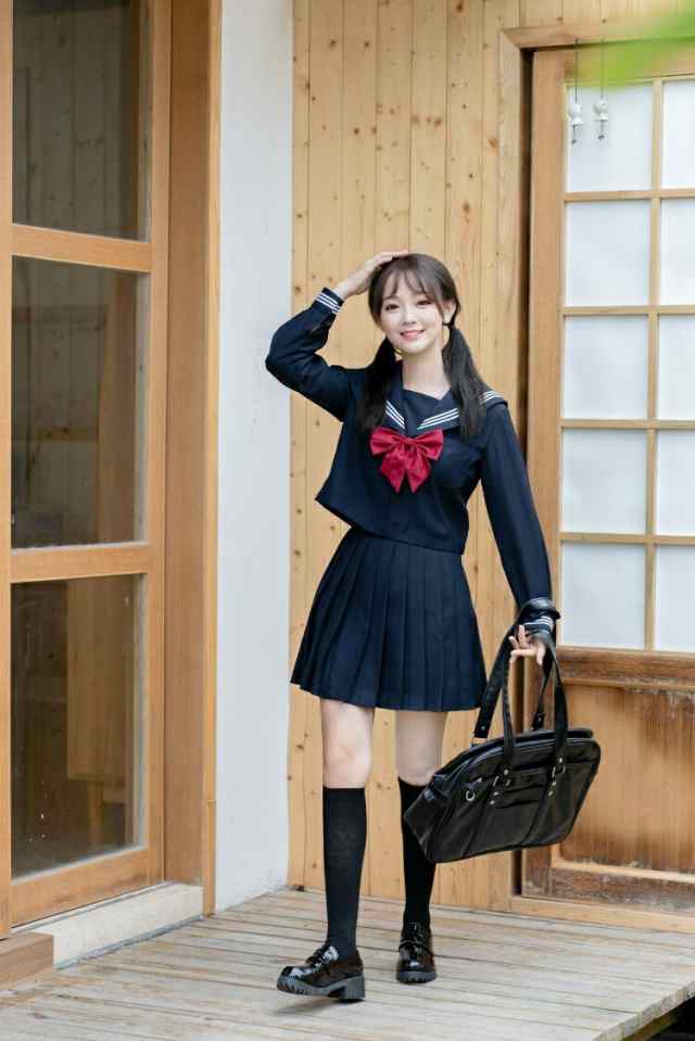 コスプレセーラー服 学生服 衣装 仮装 制服 コスチューム ネイビー 学生服 上下セット セーラー服 長袖 セーター別売有 女子制服 JK制服  コスプレ 高校生 可愛い レディース 衣装 学園祭 大人 セクシーの通販はau PAY マーケット - fancy shop | au PAY  マーケット－通販 ...