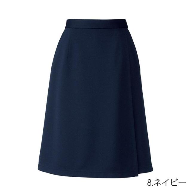 レディース オールシーズン ニット キュロット 54cm丈 無地 事務服 接客 受付オフィス  定番 OL 抗菌裏地 エコ ボンオフィス AC3214 スカート見え BONOFFICE レディース オールシーズン ニット キュロット 54cm丈 無地 事務服