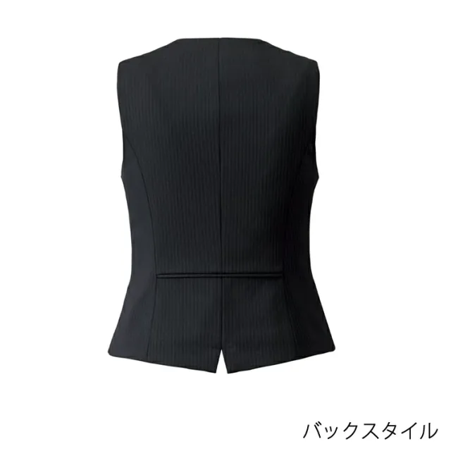 レディース 長袖 ニット 事務服 ベスト オールシーズン 定番 シャドーストライプ 紺 ネイビー AV1286 オフィス 制服 通勤 ボンオフィス 高品質 抗菌 防臭 ノーマル レディス ホームクリーニング 送料無料 サイズ豊富 BONOFFICE_12