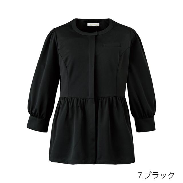 MIKATA レディース プルジャケット ブラウス ストレッチ オール