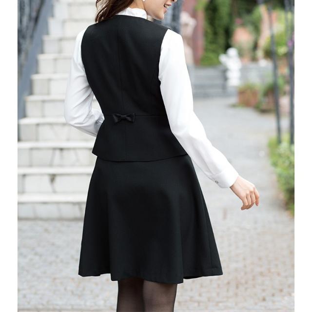 2025年春夏新作 アンジョア レディース ベスト フォーマル 人気 事務服 制服 オフィス ジョア 11650 オールシーズン 受付 接客 enjoie かわいい_7