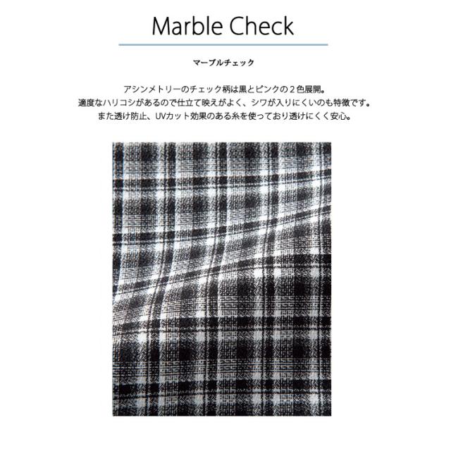 レディース オーバーブラウス 春夏 防透 高通気 リボン オフィス en