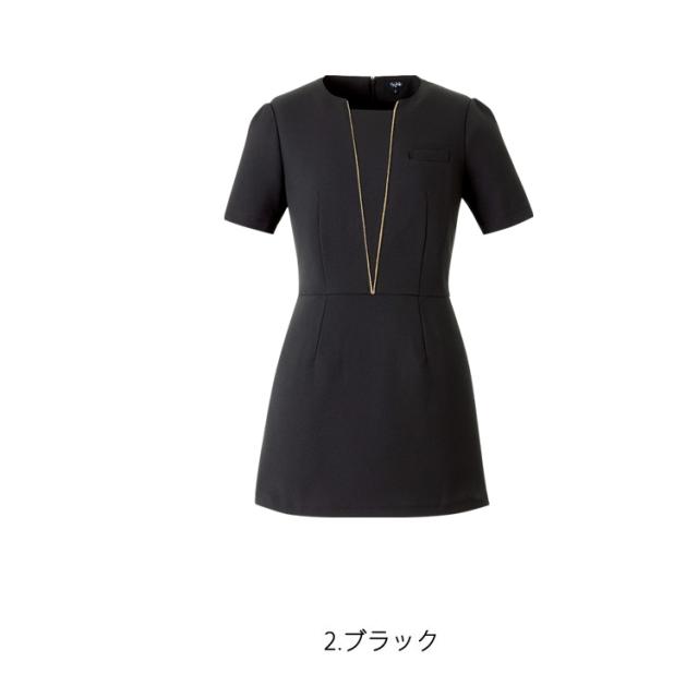 レディース チュニック かわいい サロン エステ 美容 卒業式 入学式 卒業式 ママ服 ジョア 42056 オフィス 制服 事務服 きちんと クリニック ユニフォーム_5