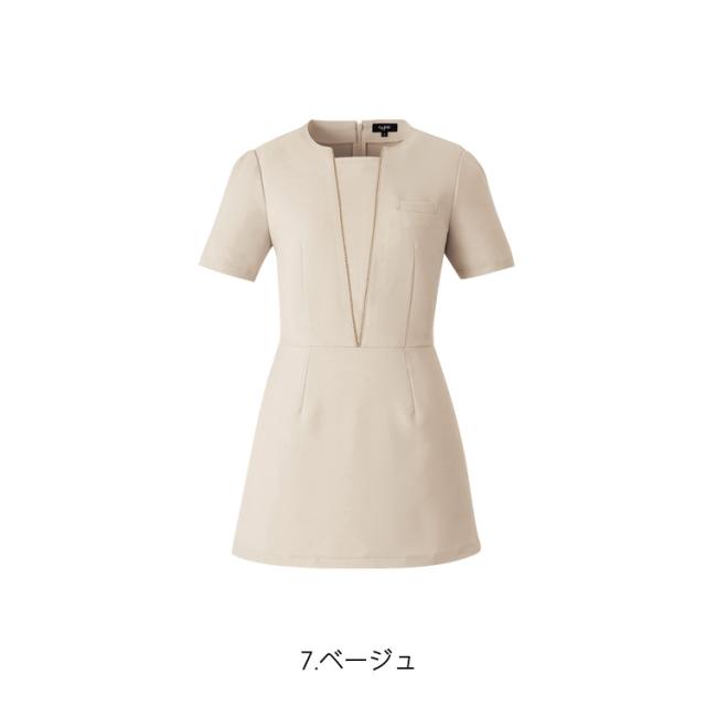 レディース チュニック かわいい サロン エステ 美容 卒業式 入学式 卒業式 ママ服 ジョア 42056 オフィス 制服 事務服 きちんと クリニック ユニフォーム_6