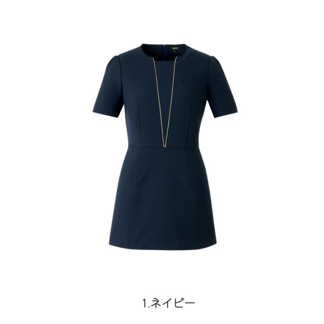 レディース チュニック かわいい サロン エステ 美容 卒業式 入学式 卒業式 ママ服 ジョア 42056 オフィス 制服 事務服 きちんと クリニック ユニフォーム_7