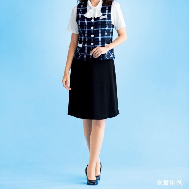 レディース 後ろゴム フレアースカート 55センチ オフィス  ストレッチ シンプル 無地 事務服 定番 ノーマル フォーマル 入学式 卒業式  面接 受験 ジョア 51515 レディース 後ろゴム フレアースカート 55センチ オフィス ストレッチ