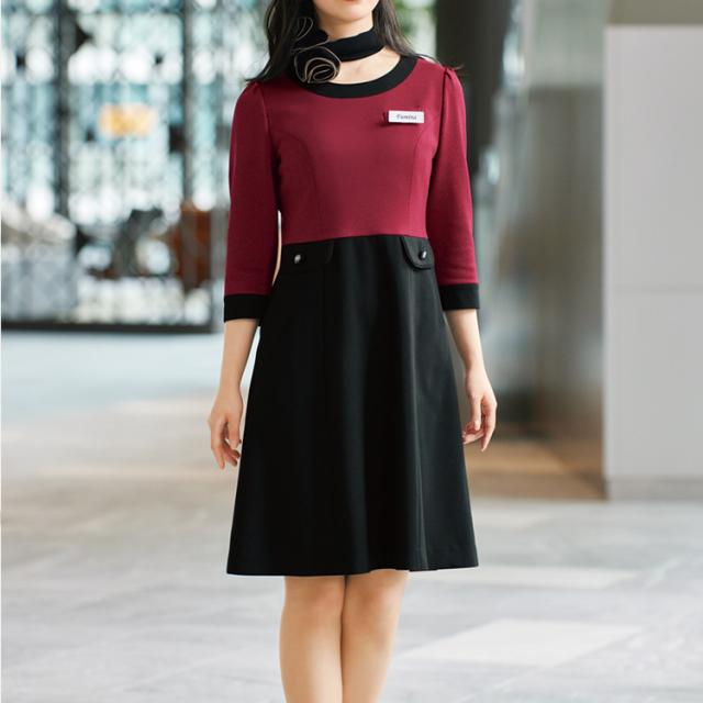 人気 レディース ワンピース オールシーズン ポリエステル ストレッチ