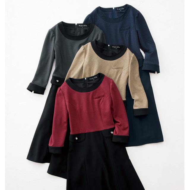 人気 レディース ワンピース オールシーズン ポリエステル ストレッチ