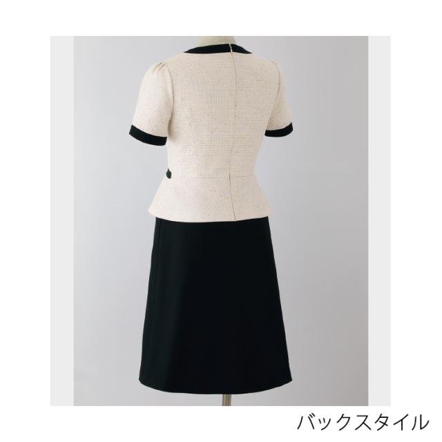 2025年春夏新作 アンジョア レディース ワンピース フォーマル 人気 事務服 制服 ストレッチ 華やぎコンシェルジュ ハピネス オフィス ジョア 62130 2025年春夏新作 アンジョア レディース ワンピース フォーマル 人気