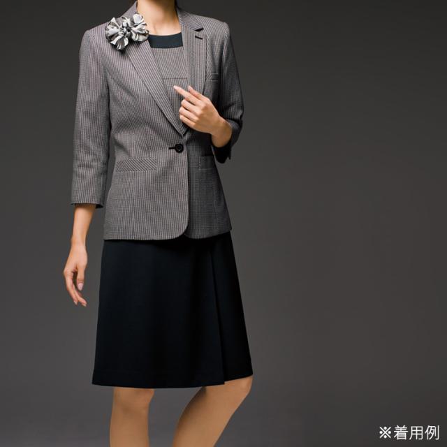 レディース ワンピース 膝丈 春夏 オフィス 切り替え ユニフォーム 制服 通勤 事務服 入園式 セレモニー 卒業式 入学式 卒業式 ママ服 ジョア 66740