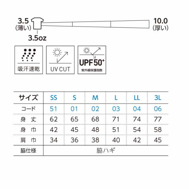 ドライ ノースリーブ ランニング タンクトップ シャツ グリマー glimmer 00353 3.5オンス インターロック UVカット 吸汗速乾  UPF50 送料の通販はau PAY マーケット - uni-que（ユニーク）