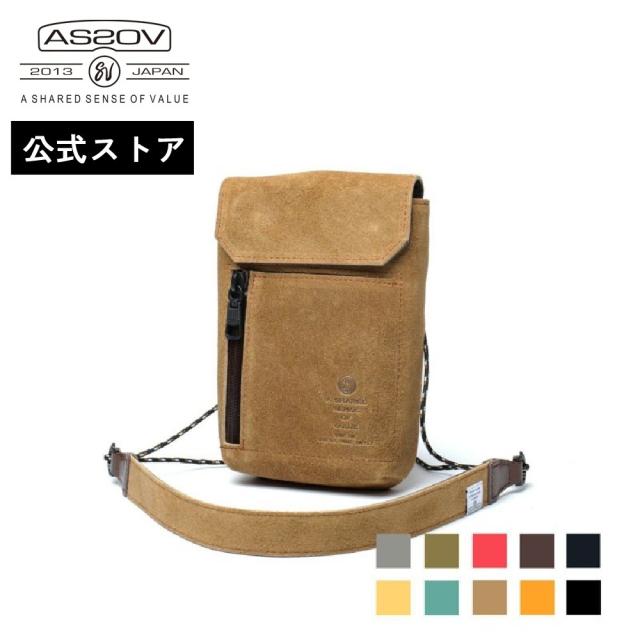 AS2OV (アッソブ) WATER PROOF SUEDE MINI SHOULDER / ミニショルダー バッグ防水 スエード レザー ショルダーバッグ  ミニショルダー 軽量 カジュアル おしゃれ バッグ ショルダー アウトドア 091758の通販は 13,200円