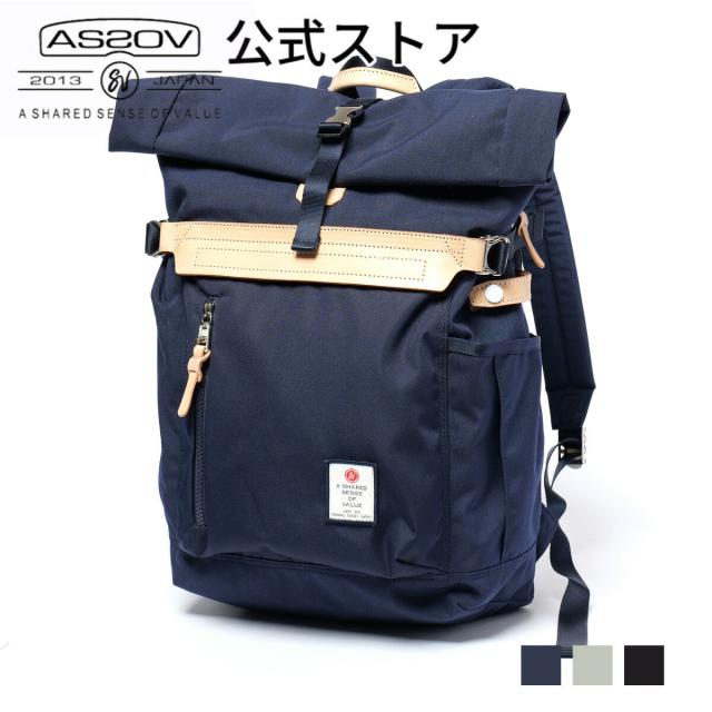 【公式】 AS2OV (アッソブ) HIGHDENSITY ROLL BACKPACK /バックパック