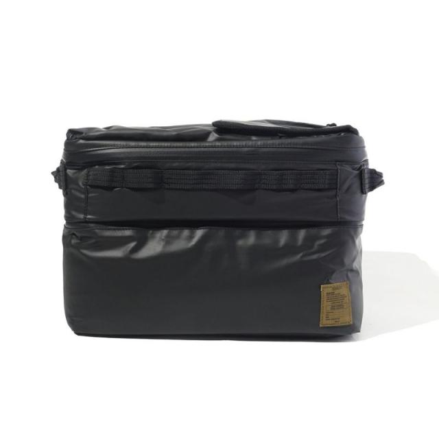 AS2OV アッソブ POLYCA SERIES ALL IN DISH CASE BLACK オール イン ディッシュ ケース カトラリーケース ギアケース キッチンツール 収納 キャンプ キャンプ アウトドア レジャー 食器 収納 収納ボックス 食器 ネット 食器ケース 食器 持ち運び お皿入れ ブラック 黒 BLACK_1