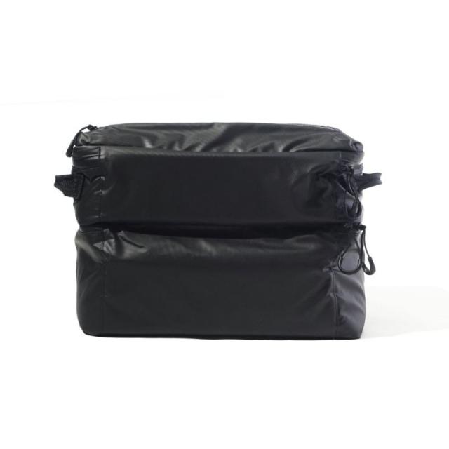 AS2OV アッソブ POLYCA SERIES ALL IN DISH CASE BLACK オール イン ディッシュ ケース カトラリーケース ギアケース キッチンツール 収納 キャンプ キャンプ アウトドア レジャー 食器 収納 収納ボックス 食器 ネット 食器ケース 食器 持ち運び お皿入れ ブラック 黒 BLACK_3