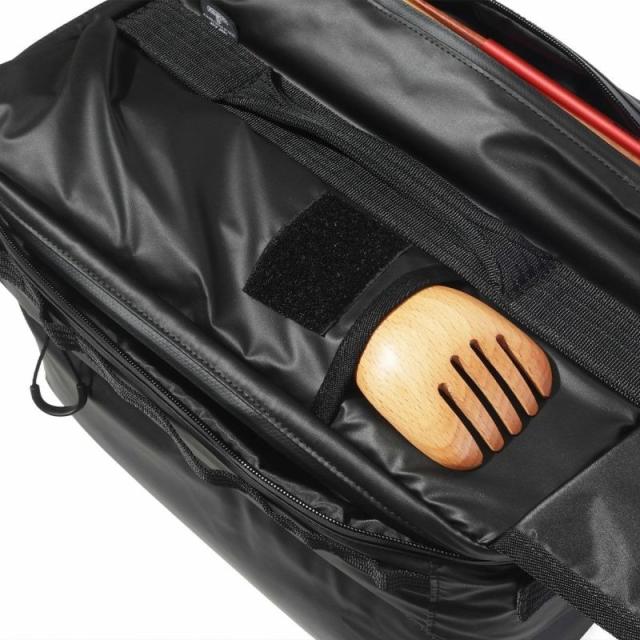 AS2OV アッソブ POLYCA SERIES ALL IN DISH CASE BLACK オール イン ディッシュ ケース カトラリーケース ギアケース キッチンツール 収納 キャンプ キャンプ アウトドア レジャー 食器 収納 収納ボックス 食器 ネット 食器ケース 食器 持ち運び お皿入れ ブラック 黒 BLACK_11
