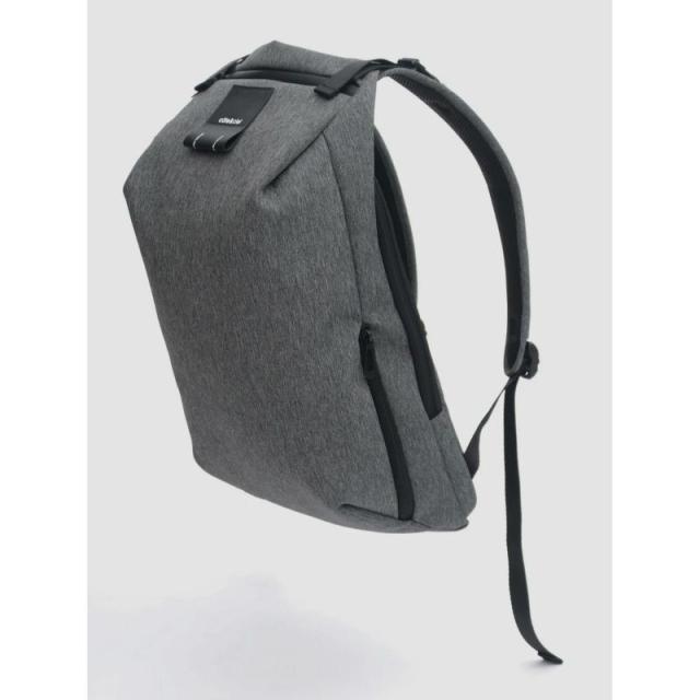 cote&ciel コートエシエル Saru EcoYarn Black Melange バッグ バックパック リュック メンズ 大人 大きめ 多機能 大容量 収納 軽量 肩 通勤 ビジネス スポーツ 登山 旅行 トラベル ノートpc パソコン ファスナー カジュアル シンプル 無地 グレー ブラック 黒 CC-28972_1