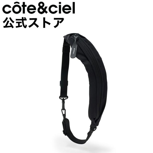 【公式】cote&ciel コートエシエル ADDA PLUS KOMATSU ONIBEGIE NYLON BLACK アダ ショルダ—バッグ 斜め掛け