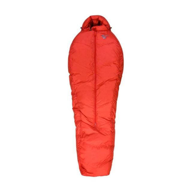 MINIMAL WORKS (ミニマルワークス) SNOW LEOPARD LIGHT sleeping bag-Red スノーレオパード / シュラフ 寝袋 寝具 マミー型 マット キャンプ キャンプ用品 アウトドア アウトドア用品 山 森 コンパクト 圧縮 高級 高品質 保温 軽量 超軽量 冬 レッド MGSL-SL100-GO0RE_1