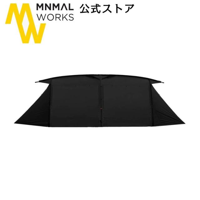 ミニマルワークス V HOUSE L BLACK / シェルター テント タープ ブラック コヨーテ 簡単 機能性 アウトドア キャンプ