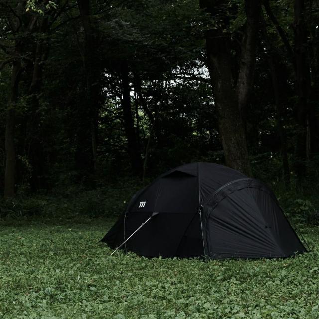 Muraco ムラコ NORM 2P ノーム テント 二人用 ドーム型 キャンプ キャンプ用品 アウトドア アウトドア用品 ペア カップル 家族 耐風 撥水 耐水 排水 排雪 軽量 軽い 簡単 快適 シェルター フライシート 春 夏 秋 冬 オールシーズン BLACK GRAY MUR-TE0010_2