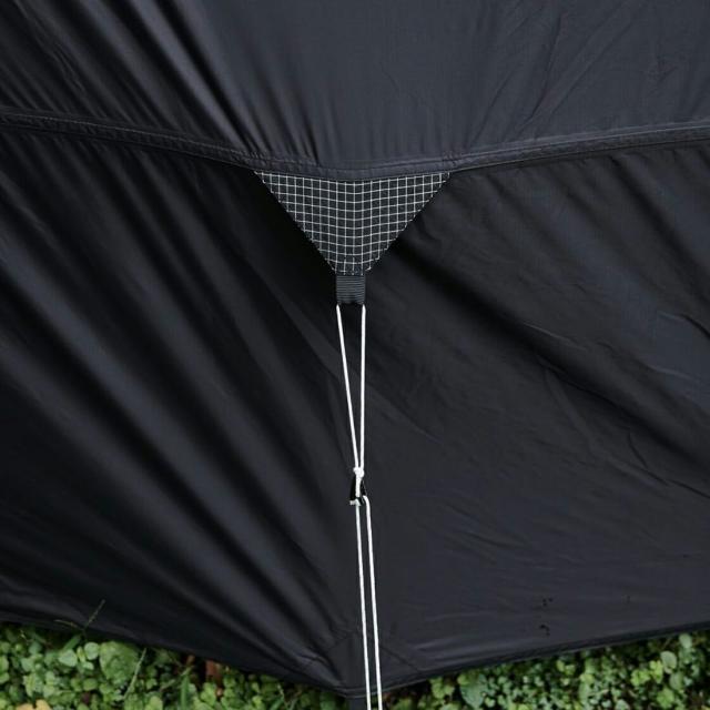 Muraco ムラコ NORM 2P ノーム テント 二人用 ドーム型 キャンプ キャンプ用品 アウトドア アウトドア用品 ペア カップル 家族 耐風 撥水 耐水 排水 排雪 軽量 軽い 簡単 快適 シェルター フライシート 春 夏 秋 冬 オールシーズン BLACK GRAY MUR-TE0010_7