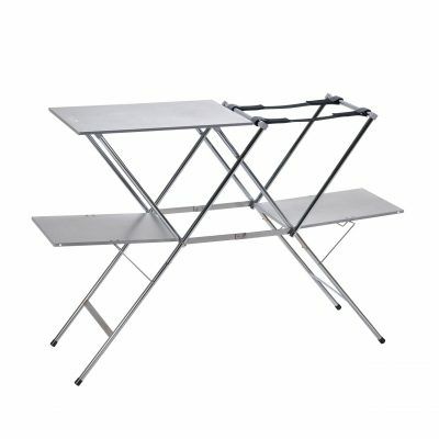 UNIFLAME ユニフレーム キッチンスタンドIII キャンプ キャンプ用品 アウトドア アウトドア用品 スタンド 調理 料理 コンパクト 収納 便利 棚 ステンレス HS-611715