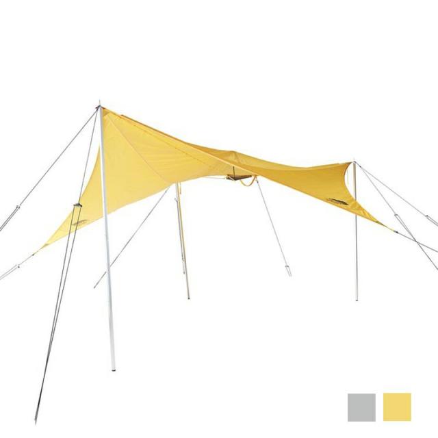 THE NORTH FACE ノースフェイス Starp 5 スタープ 5 タープ キャンプ アウトドア ペンタゴン 五角形 遮光 レインガーター 軽量 ポリエステルタフタ 小物 チェーン テント 連結 Geodome4 メルドグレー サンフラワー SR-NV22200