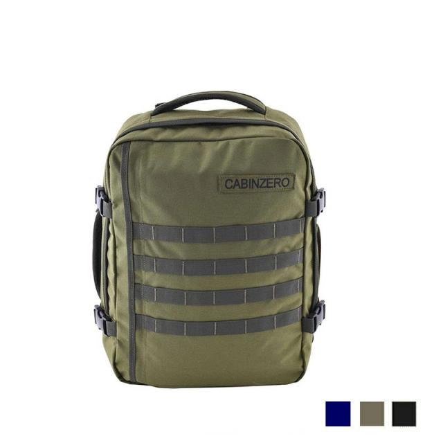 CABINZERO キャビンゼロ - MILITARY STYLE 28L キャンプ アウトドア キャンプ用品 アウトドア用品 バッグ bag カバン リュック バックパック 軽量 快適 大容量 旅行 サイクリング 普段使い 日常 ブラック グリーン ネイビー Absolute Black Military Green Navy CZ-191