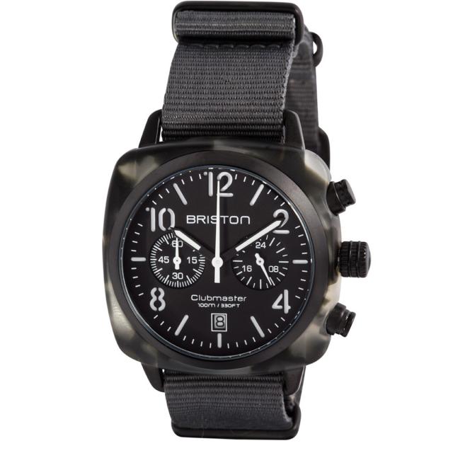 BRISTON ブリストン 公式通販 腕時計 クラブマスタークラシック クロノグラフ CLUBMASTER CLASSIC CHRONOGRAPH ALPINE WATCH 公式代理 正規代理 アセテート スクエア 防水 41,800円