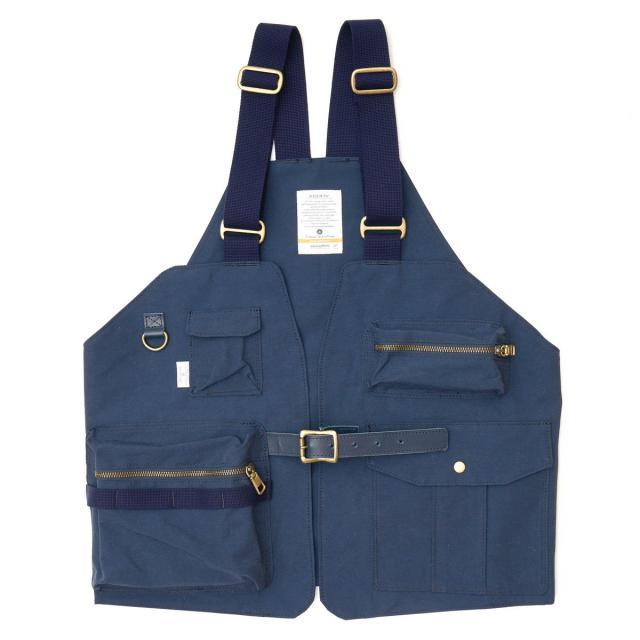 アッソブ公式通販 / SHRINK NYLON CAMP VEST / キャンプ ベスト 011900 おしゃれ アウトドア ナイロン 作業服 ミリタリー メンズ レディース 多機能