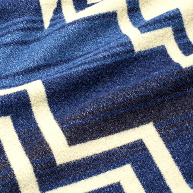 BasShu バッシュ IZM woolen mills Blanket / Jacquard BLの通販はau