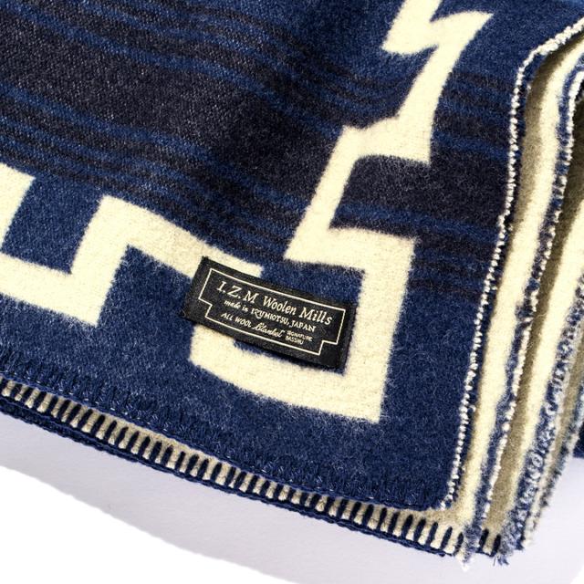 BasShu バッシュ IZM woolen mills Blanket / Jacquard BLの通販はau