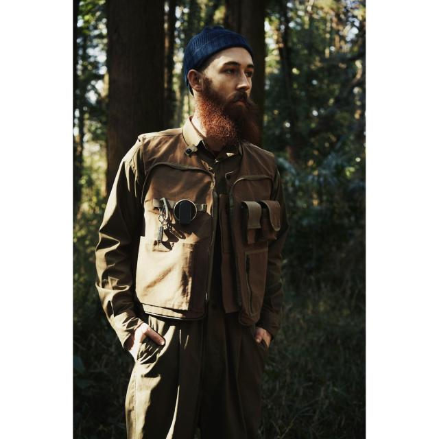アッソブ公式通販 / SHRINK NYLON CAMP VEST 2 / キャンプ ベスト 141900 おしゃれ 作業服 ミリタリー メンズ ナイロン メンズ 多機能_5