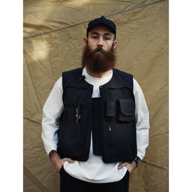 アッソブ公式通販 / SHRINK NYLON CAMP VEST 2 / キャンプ ベスト 141900 おしゃれ 作業服 ミリタリー メンズ ナイロン メンズ 多機能_6