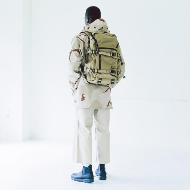 アッソブ公式通販 / AS2OV (アッソブ) バックパック リュックサック アウトドアバッグ 旅行バッグCORDURA DOBBY 305D ROUND ZIP BACK PACK KHAKI 061409_5