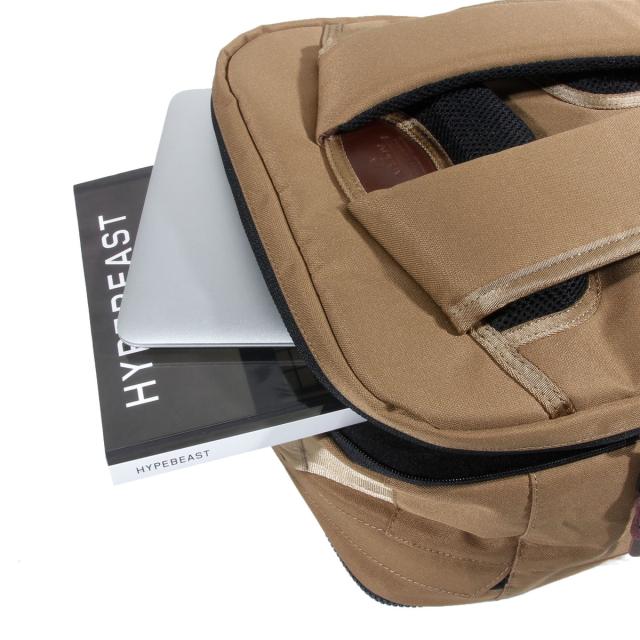 アッソブ公式通販 / AS2OV (アッソブ) バックパック リュックサック アウトドアバッグ 旅行バッグCORDURA DOBBY 305D ROUND ZIP BACK PACK KHAKI 061409_3